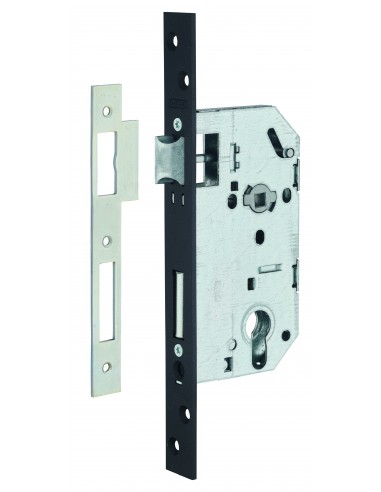 Κλειδαριά χωνευτή κυλίνδρου μαύρη MONOMAX NF 50 x 70 με μεγάλη λάμα THIRARD THIRARD - 1