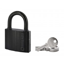Λουκέτο BLACK-LOCK 75 χιλ. μαύρο με 5 κλειδιά THIRARD THIRARD - 1