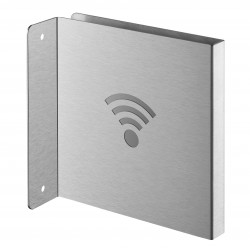 Πινακίδα σήμανσης δικτύου Wi-Fi 120x120 mm ανοξείδωτη βιδωτή κάθετη THIRARD THIRARD - 1