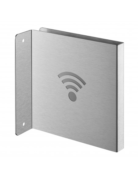 Πινακίδα σήμανσης δικτύου Wi-Fi 120x120 mm ανοξείδωτη βιδωτή κάθετη THIRARD THIRARD - 1