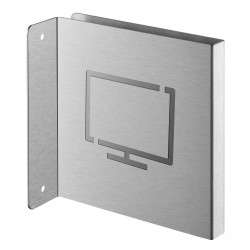 Πινακίδα σήμανσης αίθουσας TV 120x120 mm ανοξείδωτη βιδωτή κάθετη THIRARD THIRARD - 1