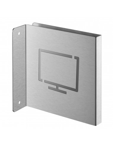 Πινακίδα σήμανσης αίθουσας TV 120x120 mm ανοξείδωτη βιδωτή κάθετη THIRARD THIRARD - 1