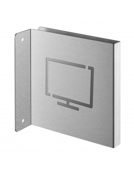 Πινακίδα σήμανσης αίθουσας TV 120x120 mm ανοξείδωτη βιδωτή κάθετη THIRARD THIRARD - 1
