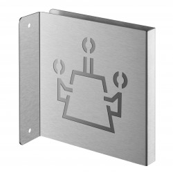Πινακίδα σήμανσης αίθουσας συσκέψεων 120x120 mm ανοξείδωτη βιδωτή κάθετη THIRARD THIRARD - 1