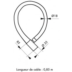 Αλυσίδα μηχανής Φ18 x 0,85μ. - 2 κλειδιά THIRARD THIRARD - 1 2