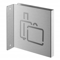 Πινακίδα σήμανσης χώρου αποσκευών 120x120 mm βιδωτή κάθετη THIRARD THIRARD - 1