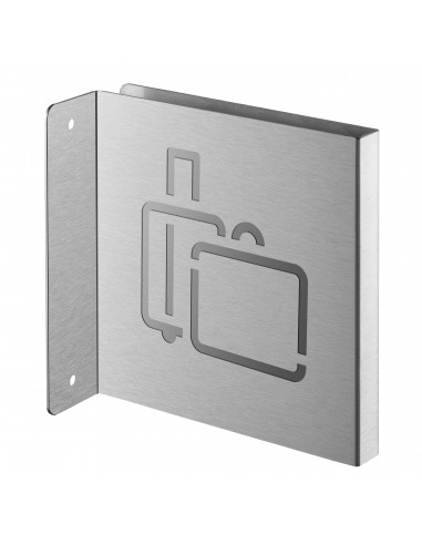 Πινακίδα σήμανσης χώρου αποσκευών 120x120 mm βιδωτή κάθετη THIRARD THIRARD - 1