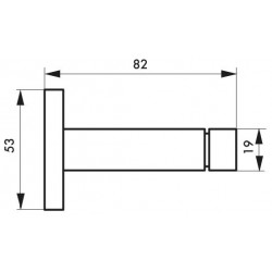 Στοπ πόρτας Inox - 85 χιλ. THIRARD THIRARD - 1 2