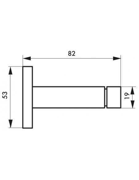 Στοπ πόρτας Inox - 85 χιλ. THIRARD THIRARD - 2