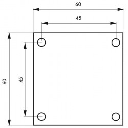 Ροζετα ορειχάλκινη 60 x 60 THIRARD THIRARD - 1 2