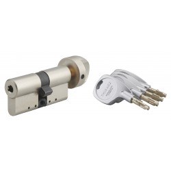 Κύλινδρος υπερασφαλείας COBRA2+ με πομολάκι - 33 x 33 - 4 κλειδιά THIRARD THIRARD - 1