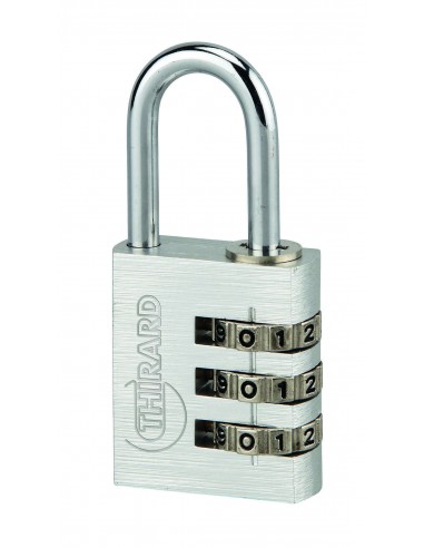 Λουκέτο συνδυασμού TYPE1 ALU CODE 30 χιλ. γκρι THIRARD THIRARD - 1