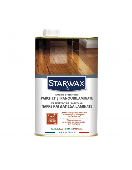 Προστατευτικό γαλάκτωμα παρκέ & laminate 1L STARWAX STARWAX - 1