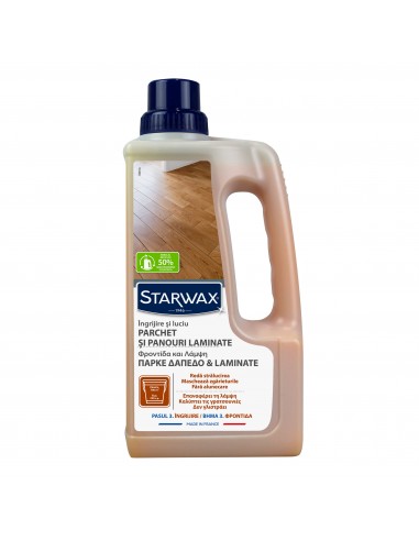 Υγρό φροντίδας και λάμψης δαπέδων παρκέ & laminate 1L STARWAX STARWAX - 1