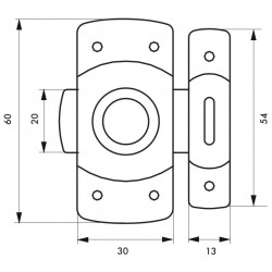 Σύρτης τρικ τρακ 30 χιλ. χρωμέ THIRARD THIRARD - 1 2