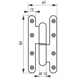 Μεντεσές 80X40 Δ THIRARD THIRARD - 1 2