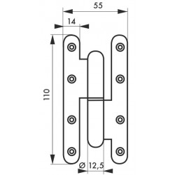 Μεντεσές 110X55 Δ THIRARD THIRARD - 1 2