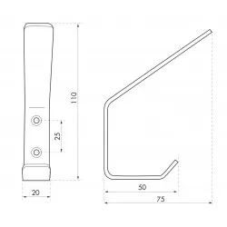 Κρεμαστράκι inox 18 χιλ. THIRARD THIRARD - 1 2