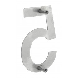 Ταμπελάκι αριθμός 5 100 χιλ. inox βιδωτό THIRARD THIRARD - 1 2