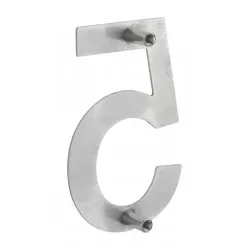 Ταμπελάκι αριθμός 5 100 χιλ. inox βιδωτό THIRARD THIRARD - 1 2