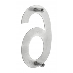 Ταμπελάκι αριθμός 6 100 χιλ. inox βιδωτό THIRARD THIRARD - 1 2