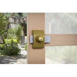 Πρόσθετη ασφάλεια με κύλινδρο 40 χιλ DESIGN μπρωνζέ - 3 κλειδιά THIRARD THIRARD - 1 2