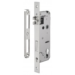 Κλειδαριά χωνευτή 45 x 85 τετράγωνη πλάκα inox THIRARD THIRARD - 1