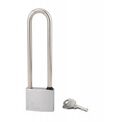 Λουκέτο TYPE1 ορειχάλκινο νίκελ 50 χιλ. inox μακρύλαιμο - 2 κλειδιά THIRARD THIRARD - 1