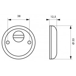 Defender κυλίνδρου χρωμέ THIRARD THIRARD - 1 2