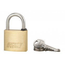 Λουκέτο MACH3 45 χιλ. λαιμός inox - 3 κλειδιά THIRARD THIRARD - 1