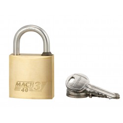Λουκέτο MACH3 40 χιλ. λαιμός inox - 3 κλειδιά THIRARD THIRARD - 1