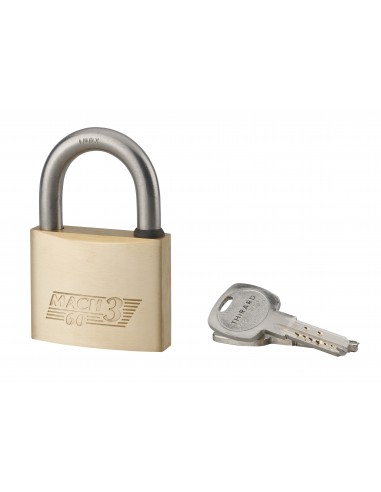 Λουκέτο TRANSIT 2 60 χιλ. λαιμός inox - 2 κλειδιά THIRARD THIRARD - 1