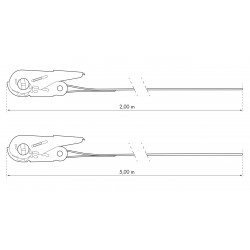 Σετ 4 Ιμάντες πρόσδεσης 25mm  (2x3m + 2x5m) THIRARD THIRARD - 1 2