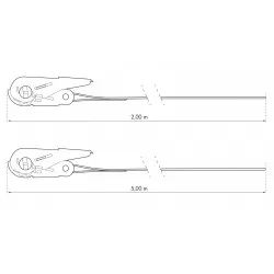 Σετ 4 Ιμάντες πρόσδεσης 25mm  (2x3m + 2x5m) THIRARD THIRARD - 1 2