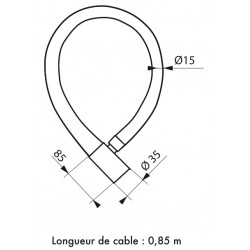 Αλυσίδα μηχανής Φ15 x 0,85μ.  - 2 κλειδιά THIRARD THIRARD - 1 2