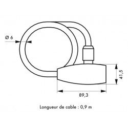 Αλυσίδα μηχανής BIKER Φ6 x 0,9μ. - 2 κλειδιά  THIRARD THIRARD - 1 2