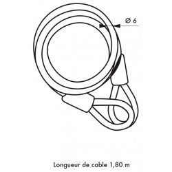 Αλυσίδα μηχανής 6 χιλ. x 1,8 μ. THIRARD THIRARD - 1 2