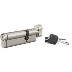 Κύλινδρος ασφαλείας HG5+ με πομολάκι 30X65 νίκελ - 3 κλειδιά THIRARD THIRARD - 1
