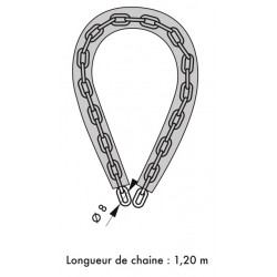 Αλυσίδα μηχανής LOOPS Φ8 χιλ. x 1,2 μ. THIRARD THIRARD - 1 2