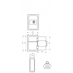 Χρηματοκιβώτιο με συνδυασμό 430X490X350 THIRARD THIRARD - 1 2