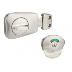 Σύρτης πόρτας WC inox με ένδειξη ελευθερο/κατειλημμένο THIRARD THIRARD - 1