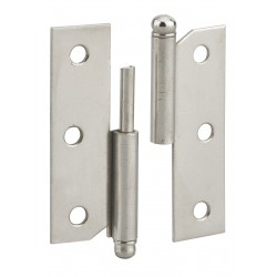 Μεντεσές ατσάλινος νίκελ 60X40 Α THIRARD THIRARD - 1 2
