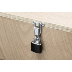 Λουκέτο TYPE1 ALU COLOR Αλουμινίου 30 χιλ. μάυρο - 2 κλειδιά THIRARD THIRARD - 1 2