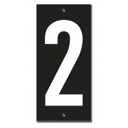 Ταμπελάκι αριθμός 2 56 x 120 χιλ. βιδωτό THIRARD THIRARD - 1