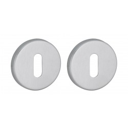 Ροζέτα στρογγυλή ζεύγος Φ50 μεσόπορτας χρωμέ σατινέ THIRARD THIRARD - 1
