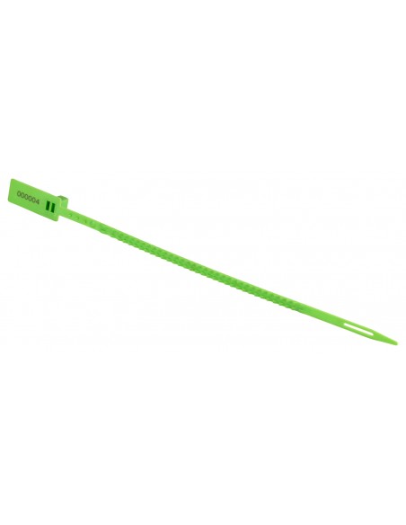Πλαστική σφραγίδα ασφαλείας σετ 100 τεμ. THIRARD πράσινο χρώμα