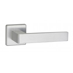 Πόμολο πόρτας ζεύγος ροζέτα ZIBEL χρωμέ σατινέ THIRARD THIRARD - 1