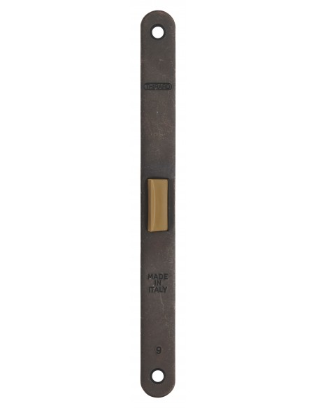Κλειδαριά χωνευτή μεσόπορτας 50 x 90 χρυσή οβάλ 1 κλειδί THIRARD