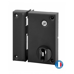 Κλειδαριά κουτιαστή οριζόντια αριστερή 75x130 κέντρο 45mm με υποδοχή κυλίνδρου europrofile και πόμολου THIRARD THIRARD - 1