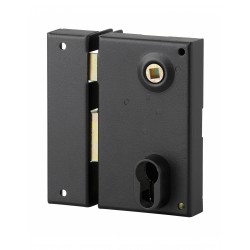 Κλειδαριά κουτιαστή κάθετη αριστερή 73x125 κέντρο 45mm με υποδοχή κυλίνδρου europrofile και πόμολου THIRARD THIRARD - 1